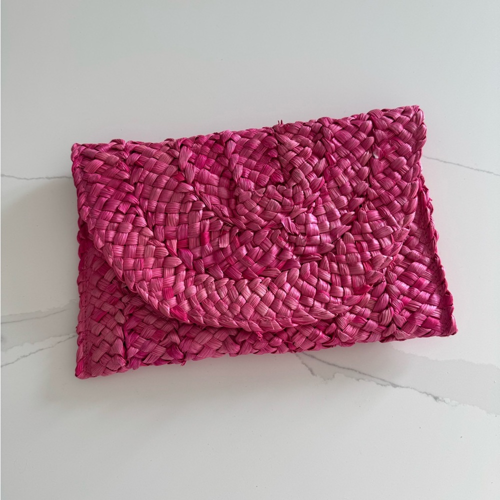 NWOT Woven Clutch